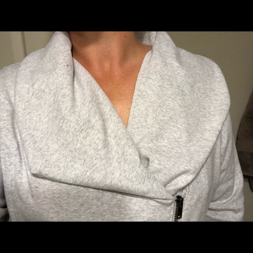 Banana Republic cozy but nicer than a sweatshirt!
